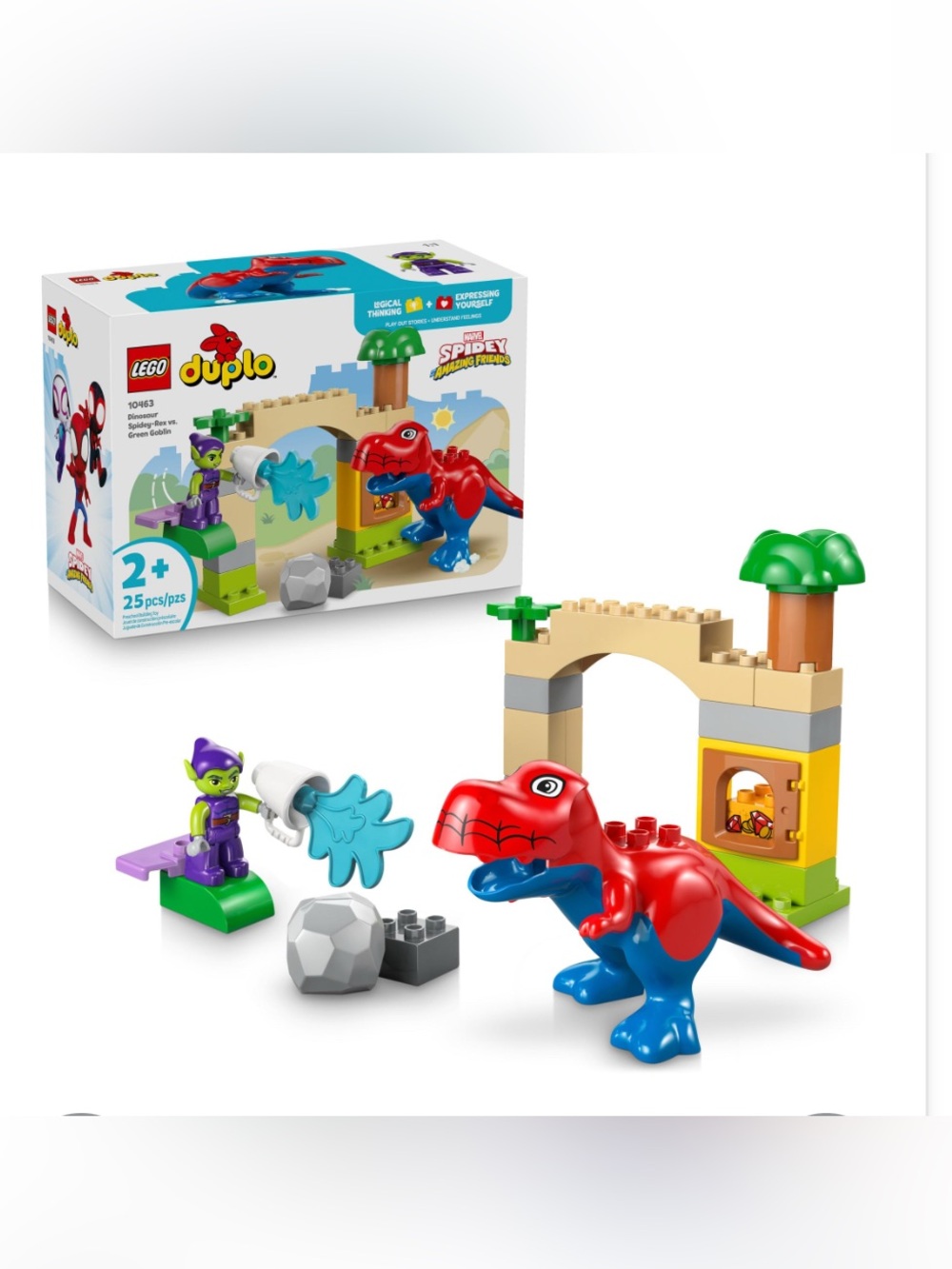 LEGO DUPLO Marvel Dinosaur Spidey-Rex vs. Green Goblin (10463)